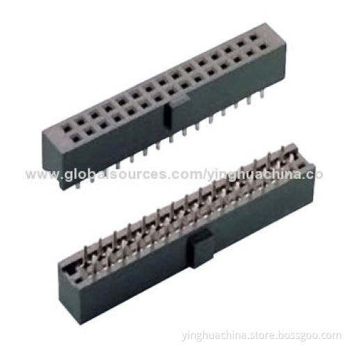 Female Headers with Bump Connector, 2.54mm Pitch, Straight/Right Angle, Dual-row, 8.5mm Height, 2817